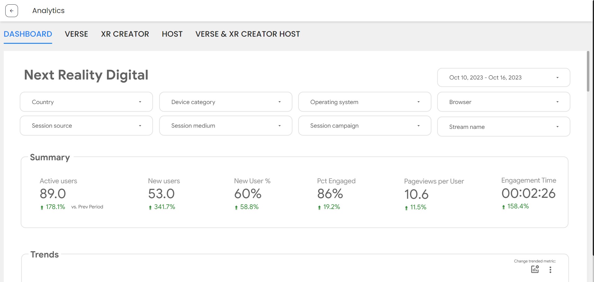 Screenshot Analytics