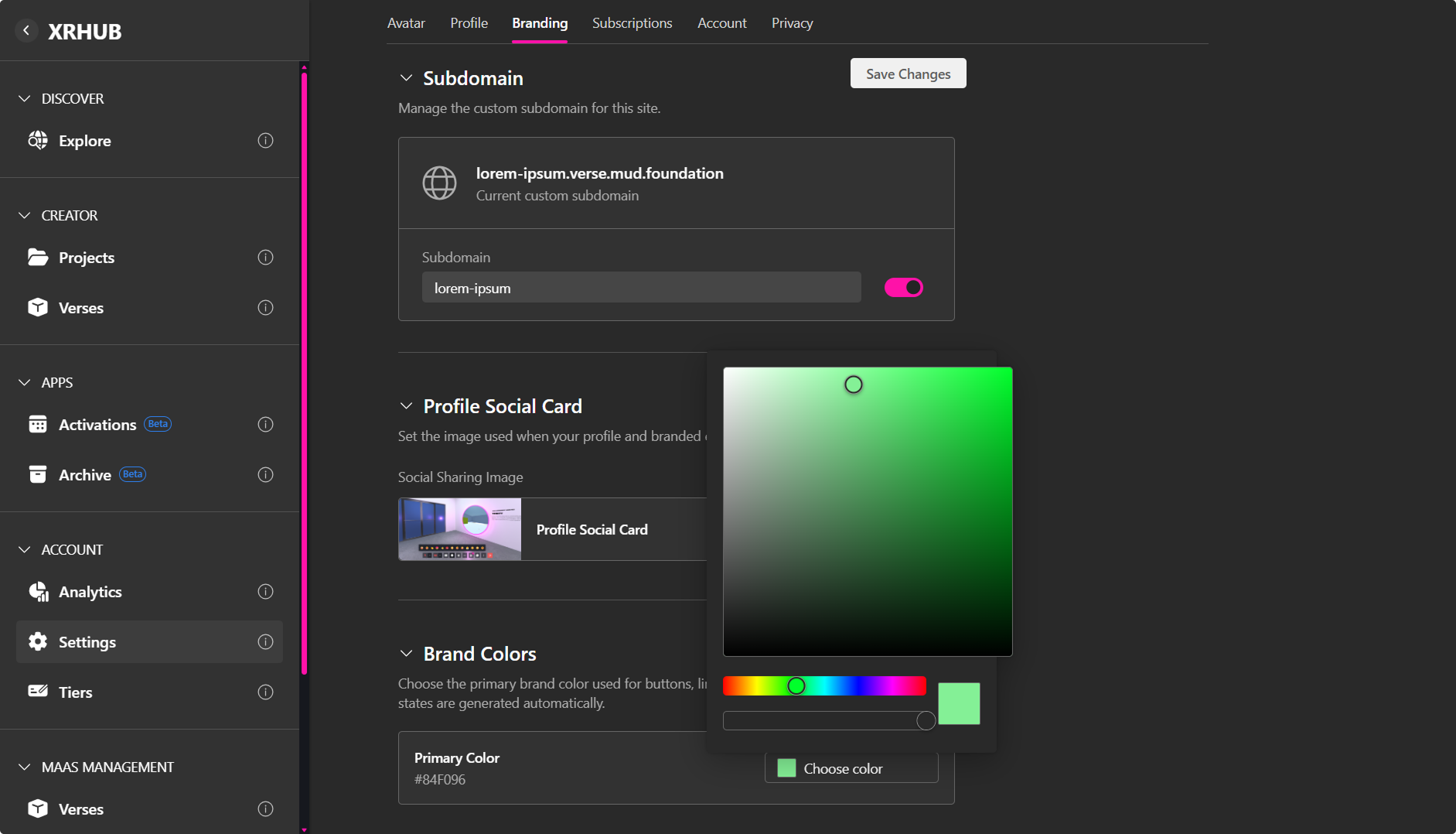 Brand Colors