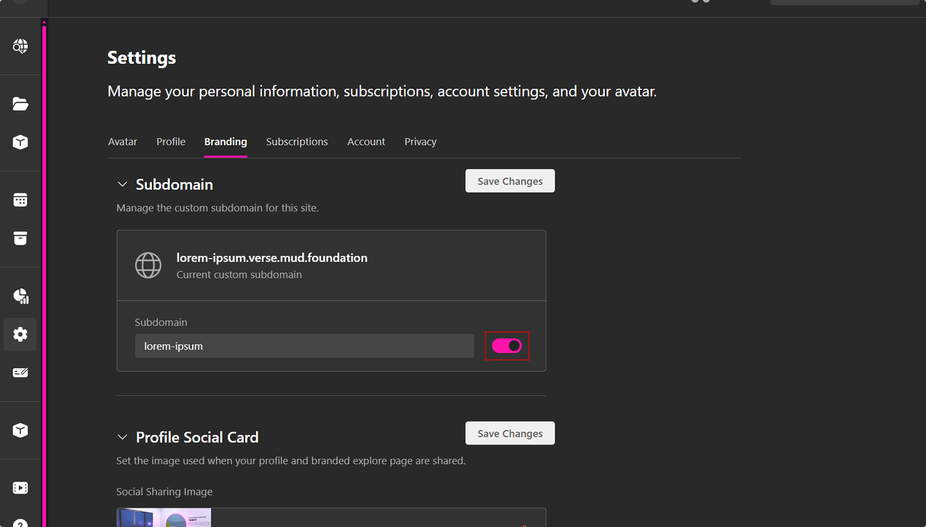 Create custom Avatar