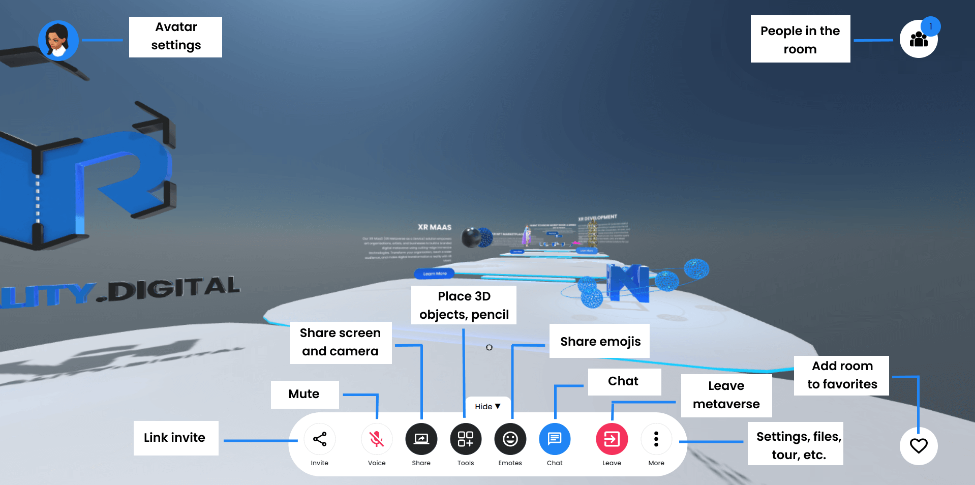 Next Reality Digital User Interface