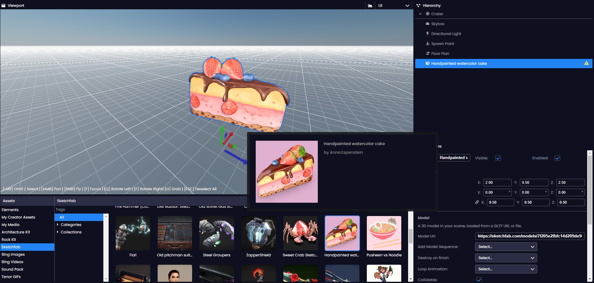 Screenshot of Creator